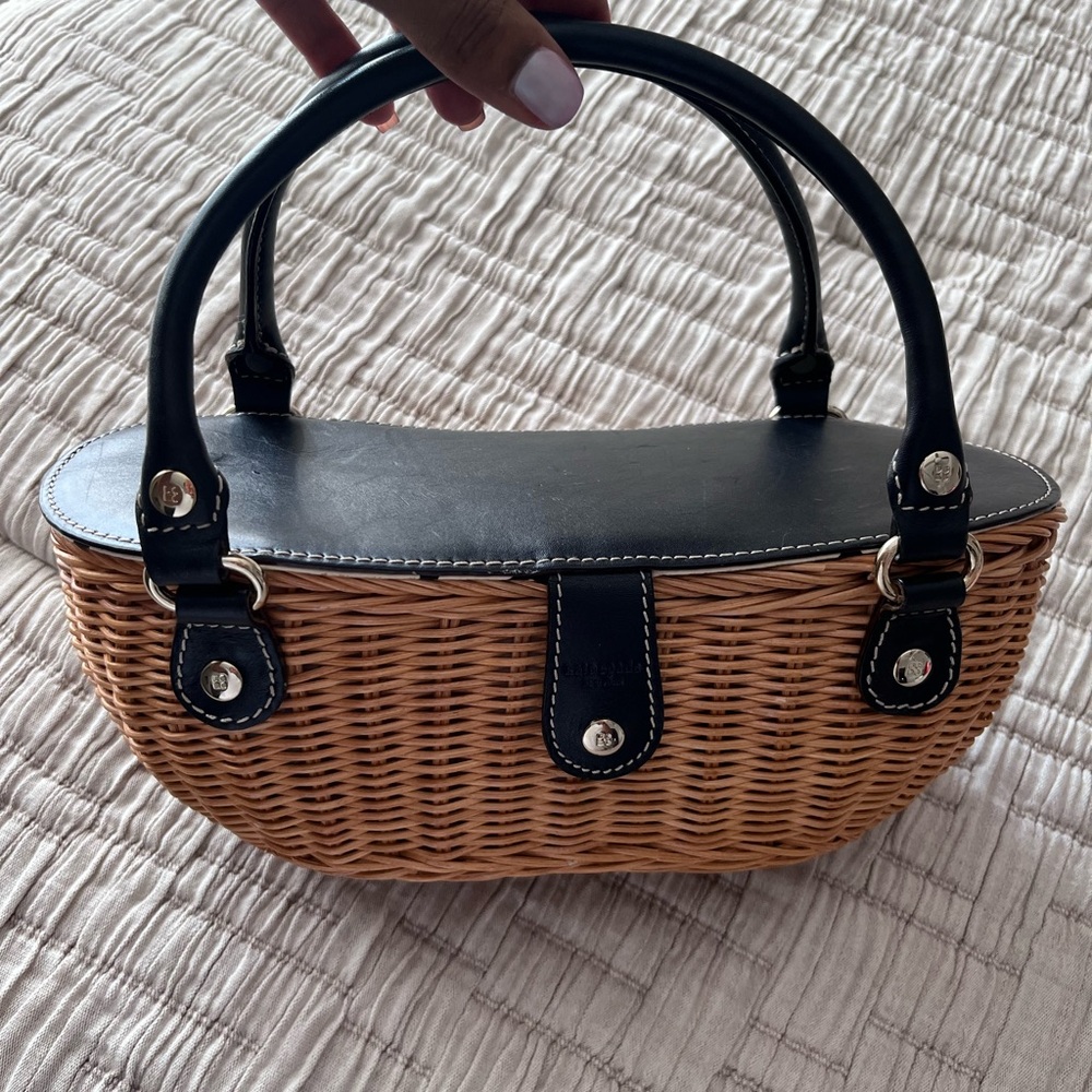 Kate Spade Wicker Tote-Used